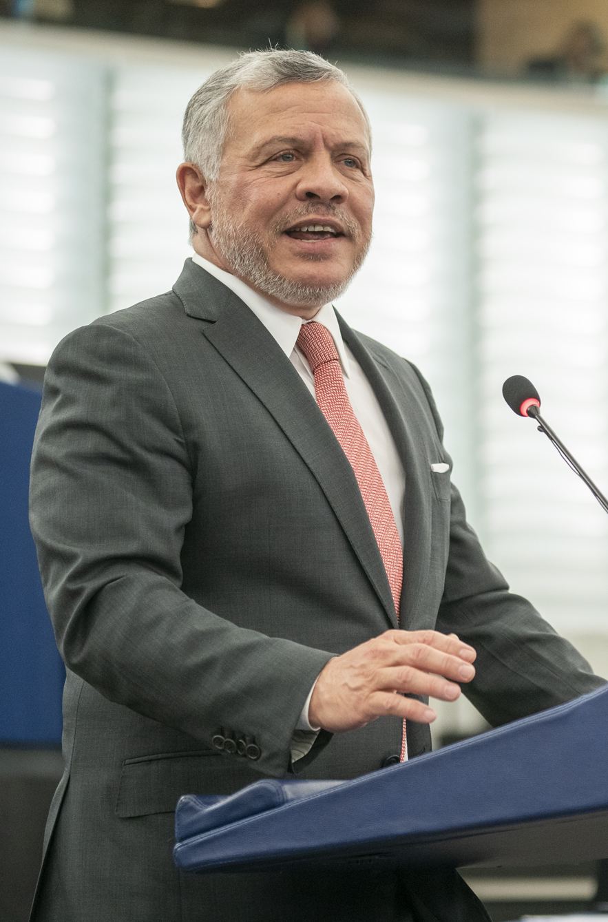 Abdullah II. im Europäischen Parlament, 15.01.2020; Ausschnitt. © European Union / European Parliament (EP). Via Wikimedia Commons. Kontextporträt; abweichender Credit-Text auf der Dateiseite nennt zusätzlich CC BY 4.0. Lizenzprüfung: 2026-09-26. Abdullah II. im Europäischen Parlament, 15.01.2020; Ausschnitt. © European Union / European Parliament (EP). Via Wikimedia Commons. Kontextporträt; abweichender Credit-Text auf der Dateiseite nennt zusätzlich CC BY 4.0. Lizenzprüfung: 2026-09-26.